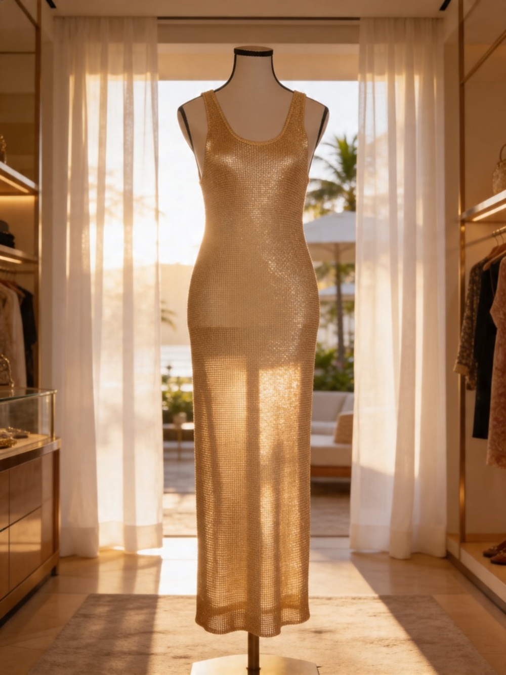 Asta Resort REVOLVE Dress in Golden Yellow - Small (Tag Removed, Never Worn)